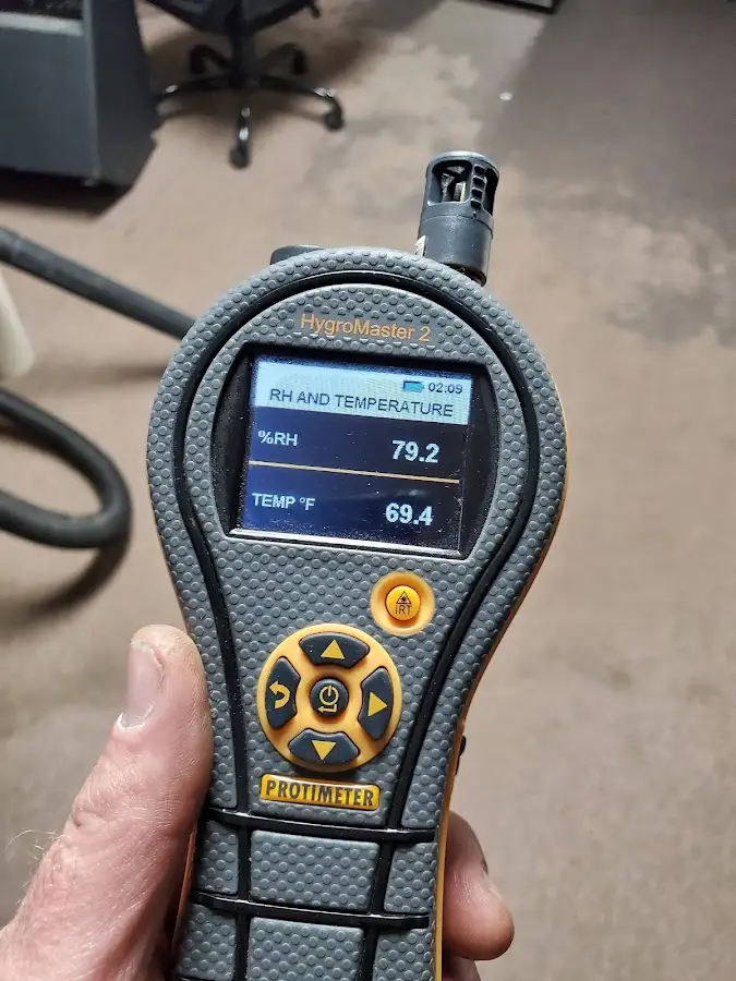 Moisture meter humidity assessment for Fire & Smoke Damage Restoration in Globe